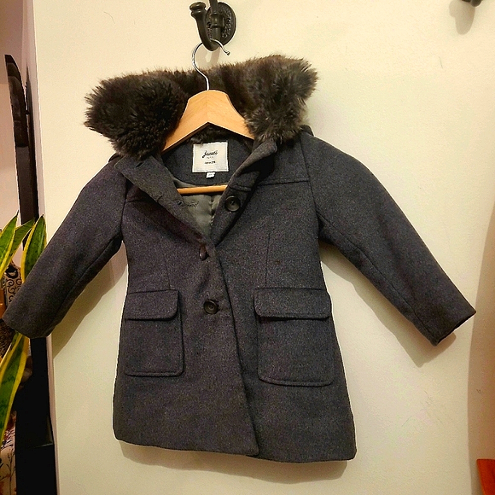 Jacadi Paris Wool & Cashmere Blend Pea Coat